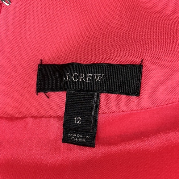 J. Crew Pink Origami Bow Detail Sleeveless Sheath Dress - 12 - Picture 12 of 15